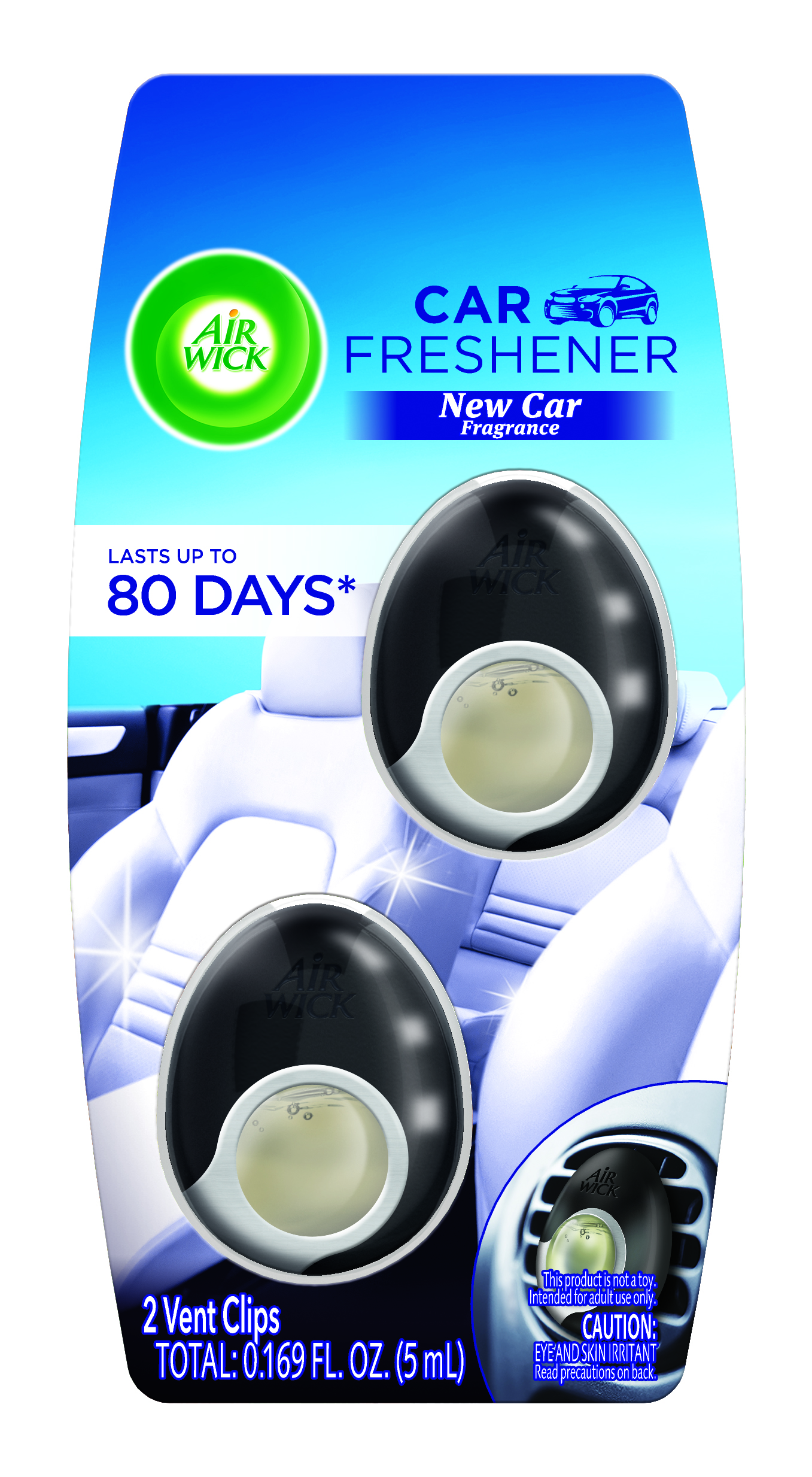 Air Wick Car Freshener Clip - New Car Fragrance (Discontinued)